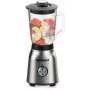 Techwood TBLI-1250 tafelblender 1200 W 1,5 L glazen kan zwart/zilver