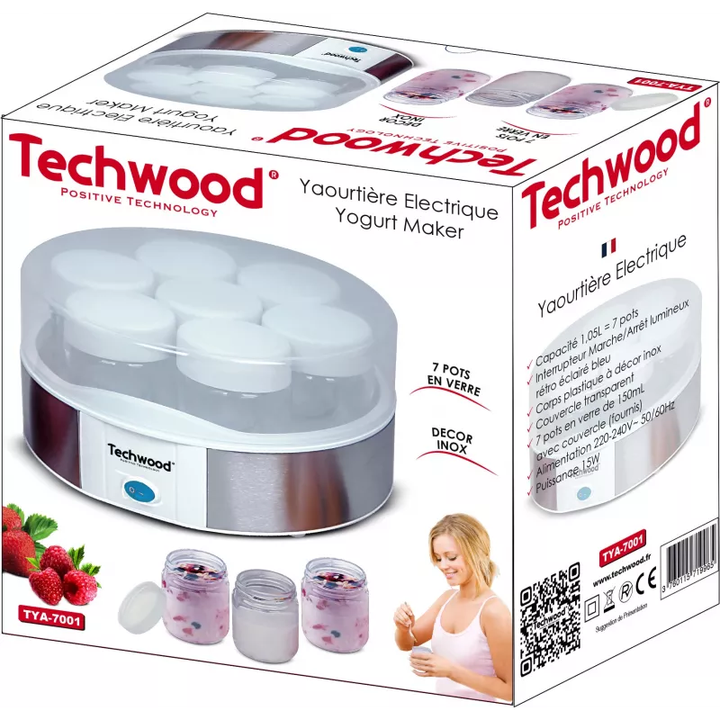 Techwood TYA-7001 elektrische yoghurtmaker (TYA-7001)