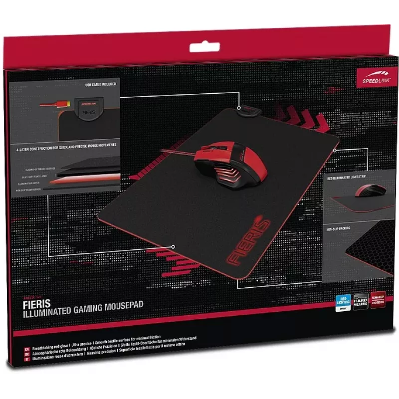 Speedlink Fieris muismat (SL-620103-BK)