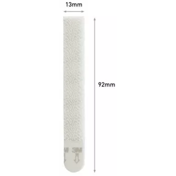 3M Command Kleefstrips smal, 4 stuks, wit (7100337191)