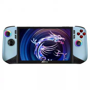 MSI Claw 8 AI+ A2VM Glacier Blue Edition-254PL handheld gaming-pc - Intel Core Ultra 7 258V, 32GB LPDDR5x, 1TB SSD, 20,3 cm (8 inch) FHD 120Hz touchscreen, Intel Arc Graphics, Windows 11 Home