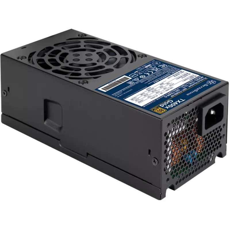 SilverStone TX400x Gold 400W 80 PLUS Gold ATX-voeding, zwart, 2x PCIe