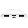Silicon Power GP15 10000 mAh powerbank, wit (SP10KMAPBKGP150W)