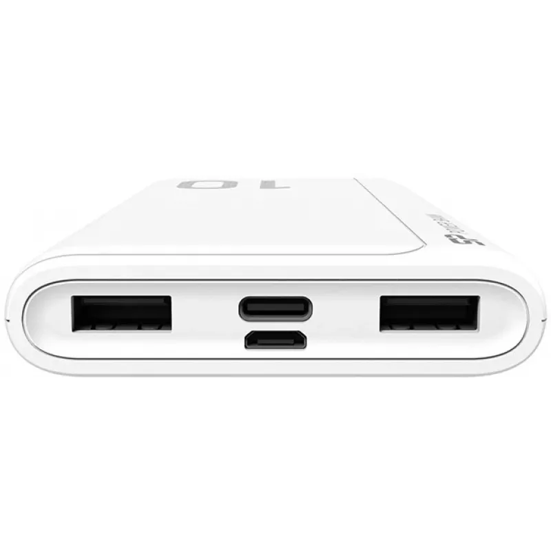 Silicon Power GP15 10000 mAh powerbank, wit (SP10KMAPBKGP150W)