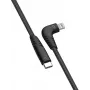 Silicon Power Boost Link Nylon LK50CL USB-C naar Lightning-kabel, 1 m, grijs
