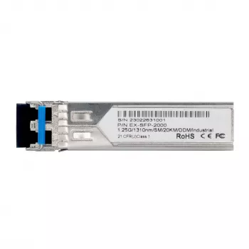 EXSYS EX-SFP-2000 SFP-transceiver LC Singlemode Duplex 20km - 1,25 Gbit/s