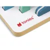 TONIES Mini staand rek - Berg 11003982 zilver verchroomd metaal 2 plateaus staand rek