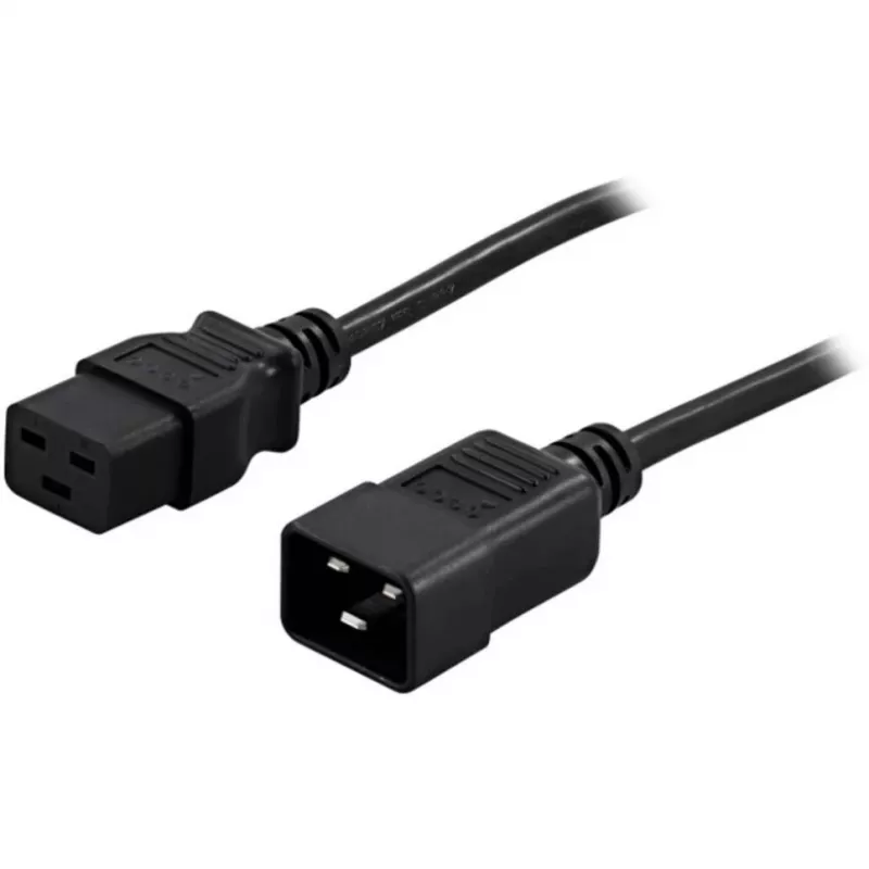 BlueWalker PowerWalker stroomkabel IEC 60320 C19 naar C20 1,8 m zwart