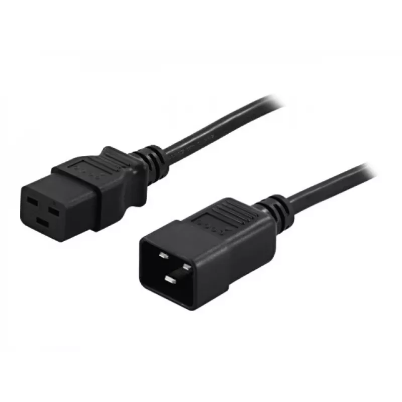 BlueWalker PowerWalker stroomkabel IEC 60320 C19 naar C20 1,8 m zwart
