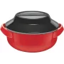 Milton Microwow 1000 thermische stoofpan, 0,82 L, rood (MT-6491-P)