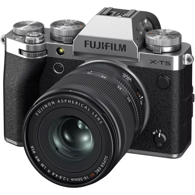 Fujifilm X-T5 / XF16-50mm F2.8-4.8 R LM WR systeemcamera zonder spiegel in kit, zilver (16939461)