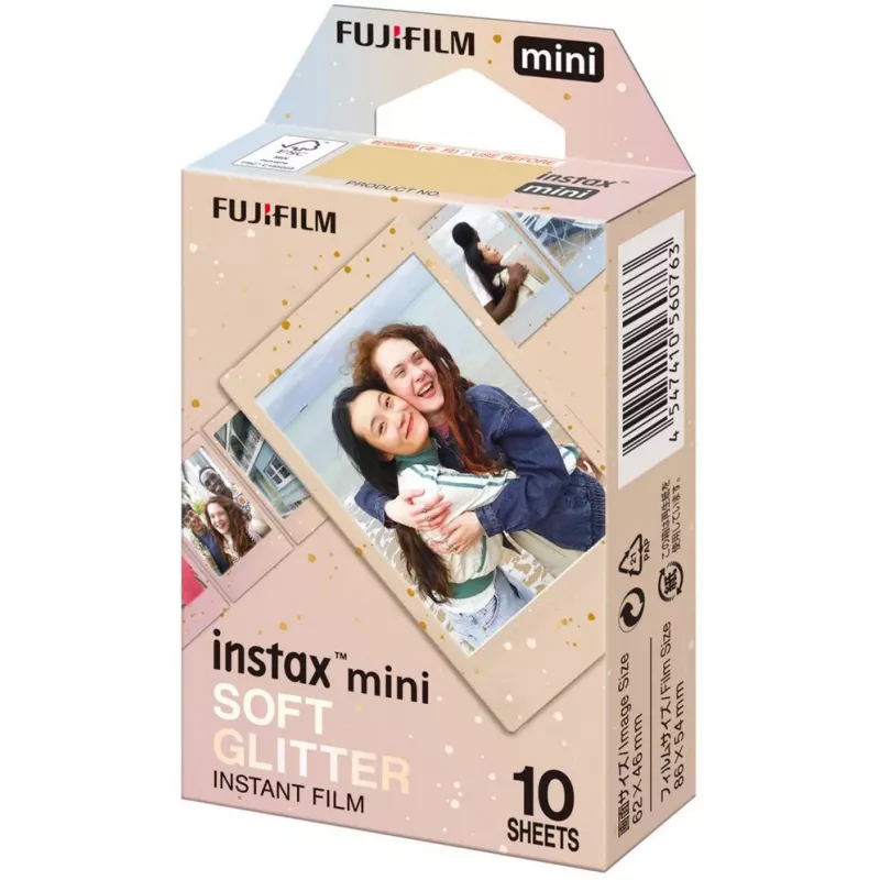 Fujifilm instax mini film Soft Glitter (10 opnamen)