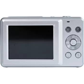 Yashica DigiPix 100 compacte digitale camera, 8 MP, 2,4-inch IPS-scherm, zilver (YAS-DG100PP-SV)