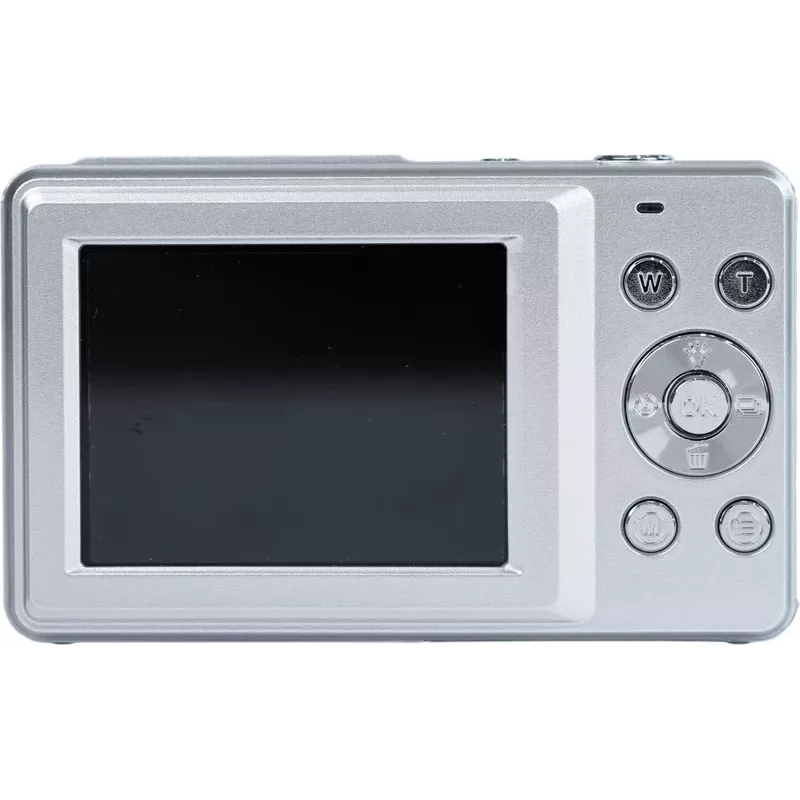 Yashica DigiPix 100 compacte digitale camera, 8 MP, 2,4-inch IPS-scherm, zilver (YAS-DG100PP-SV)