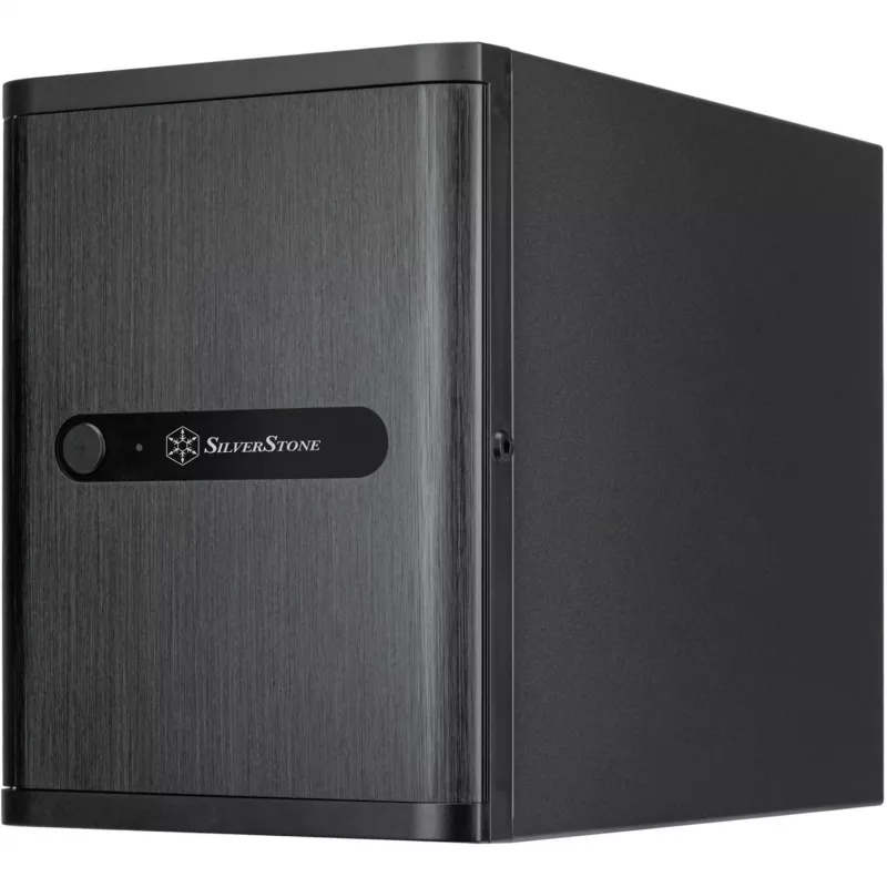 SilverStone Technology SST-CS240 zwart Mini-ITX NAS-behuizing met 4 hot-swap-bays