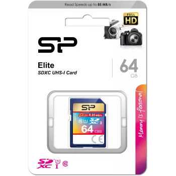 Silicon Power 64GB SDXC UHS-I U1 V10 geheugenkaart
