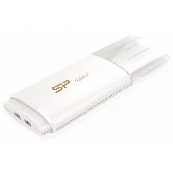 Silicon Power Blaze B06 32GB USB 3.2 Gen 1 flashdrive, intrekbaar, wit