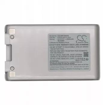 Cameron Sino 29,6V 2900mAh Li-ion-accu voor Dreame T30 steelstofzuiger (vervanging voor P2033-8S1P-PAA)