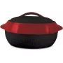 Milton Matrix 5L thermische stoofpan, zwart/rood (MT-9584)
