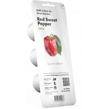 Click & Grow SGR63X3 Smart Garden 3 plantcupsules navulling (3 cupsules, biologisch afbreekbaar, voorgeplant, Smart Soil)