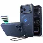 ESR Cyber Tough Kickstand MagSafe-hoes voor iPhone 17 Pro Max / 18 Pro Max - blauw