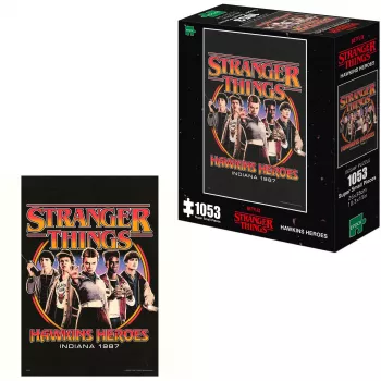 EPOCH Games Stranger Things Hawkins Heroes 1000 stukjes puzzel