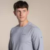 Craghoppers NosiLife Abel langarm-shirt - Soft Grey Marl - maat M