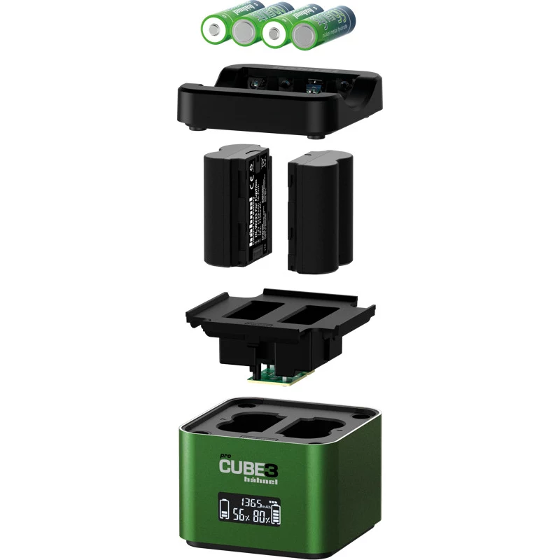 Hähnel ProCube 3 Twin oplader voor camera's Fujifilm (1000 577.3)