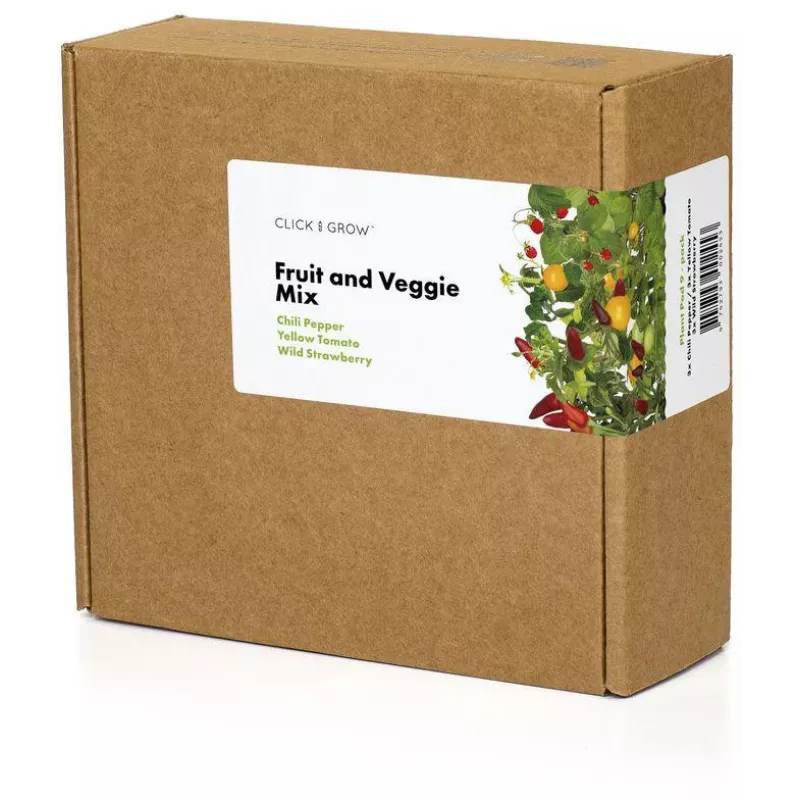 Click & Grow fruit- en groentemix plantcapsules voor Smart Garden, 9-pack (PPMFVX9)