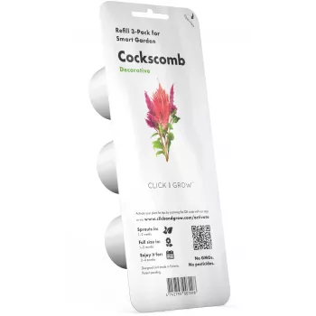 Click & Grow hanenkam plantcapsules voor Smart Garden, 3-pack (SGR4X3)