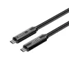 Unitek USB-C actieve optische kabel 10Gbps PD60W 8K@30Hz 12m zwart