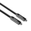 Unitek USB-C actieve optische kabel 10Gbps PD60W 8K@30Hz 12m zwart