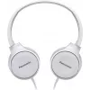 Panasonic RP-HF100E-W on-ear hoofdtelefoon, bedraad, 30 mm neodymium drivers, opvouwbaar, wit