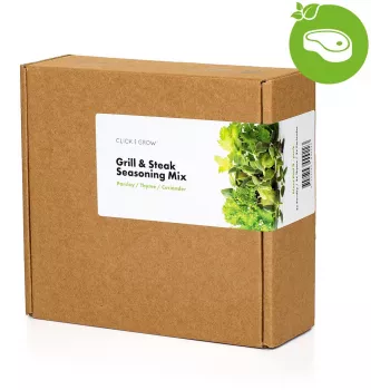 Click & Grow steak-kruidenmix plantcapsules voor Smart Garden, 9-pack (PPMSSX9)