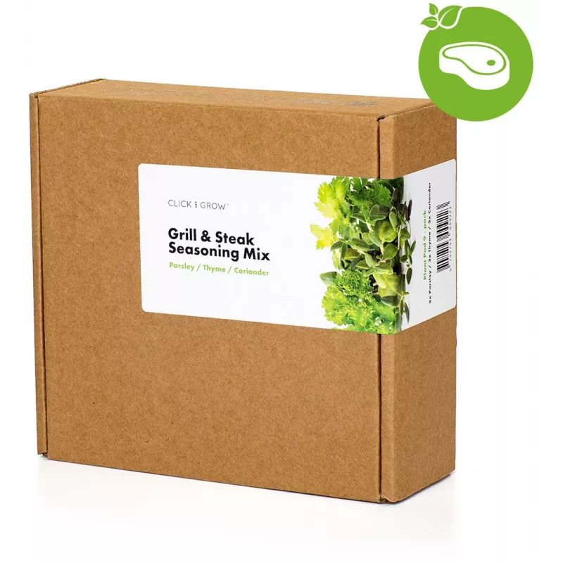 Click & Grow steak-kruidenmix plantcapsules voor Smart Garden, 9-pack (PPMSSX9)