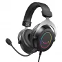 FIFINE H3 AmpliGame RGB bedrade over-ear gamingheadset met afneembare microfoon, 50 mm drivers, USB-A, zwart