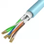UNITEK C18121BL Cat.6A-S/FTP-LSZH-installatiekabel, 305 m, blauw