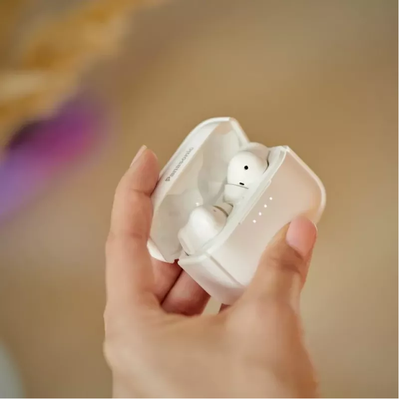 Panasonic RZ-B210WDE-W true wireless in-ear-koptelefoon, Bluetooth 5.0, touchbediening, wit