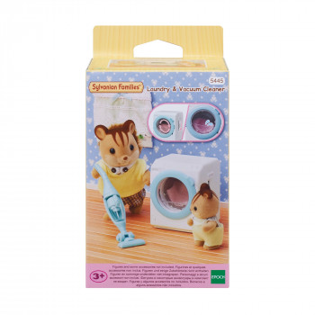 Sylvanian Families wasmachine & stofzuiger set