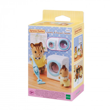 Sylvanian Families wasmachine & stofzuiger set