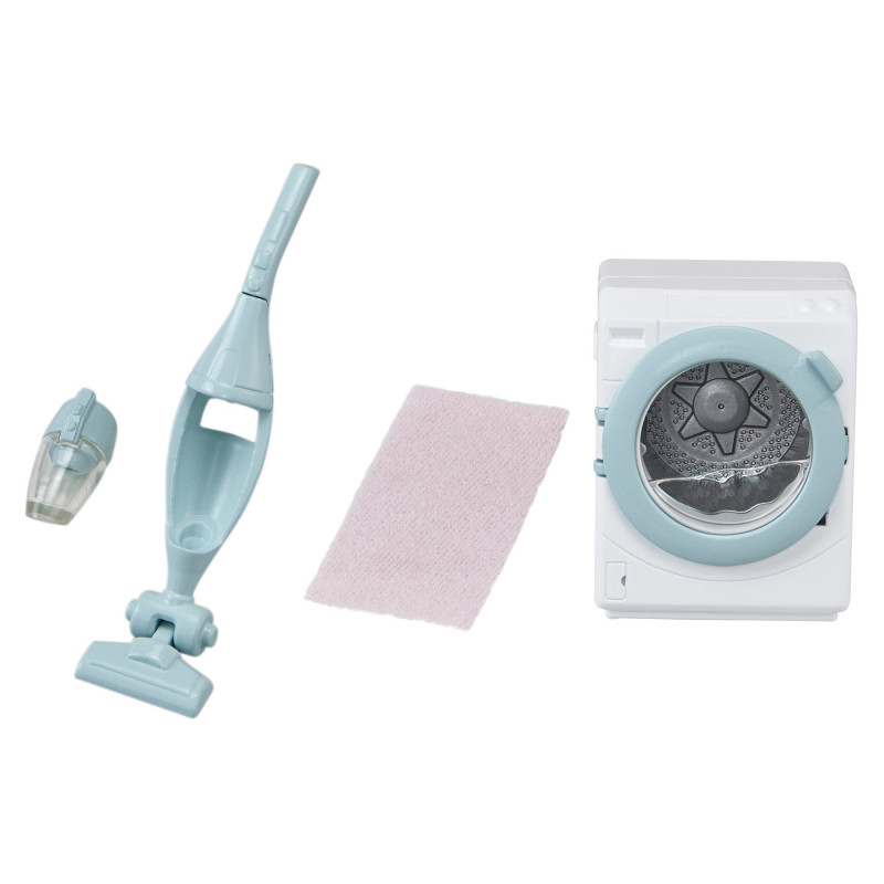 Sylvanian Families wasmachine & stofzuiger set