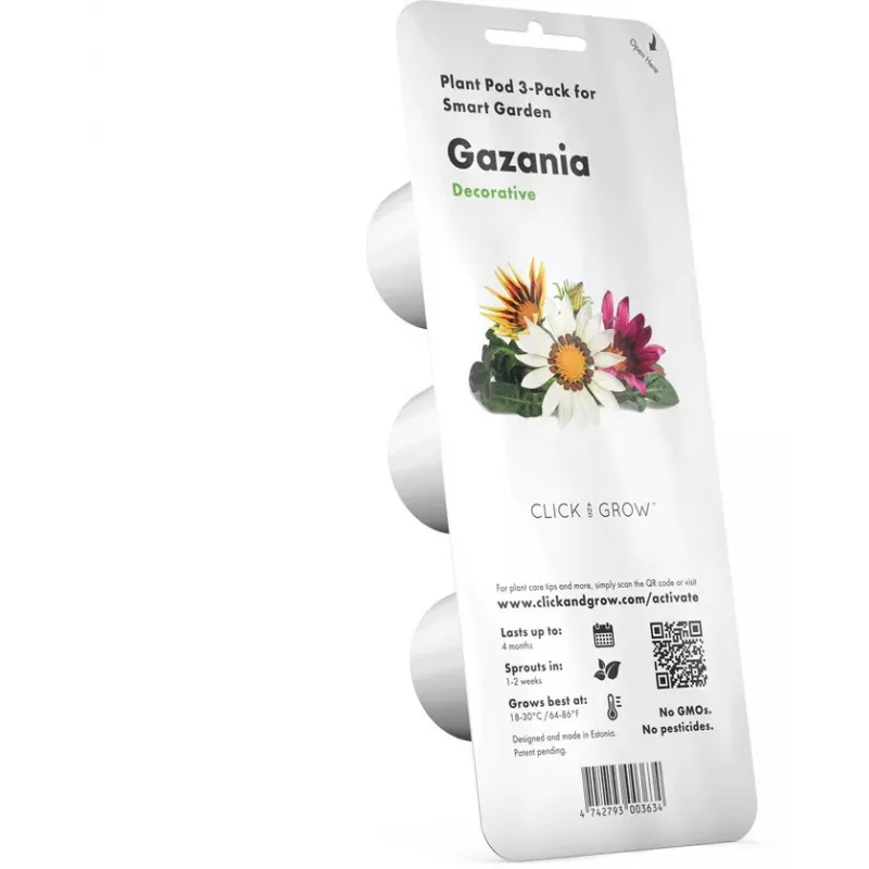 Click & Grow gazania plantcapsules voor Smart Garden, 3-pack (SGR92X3)