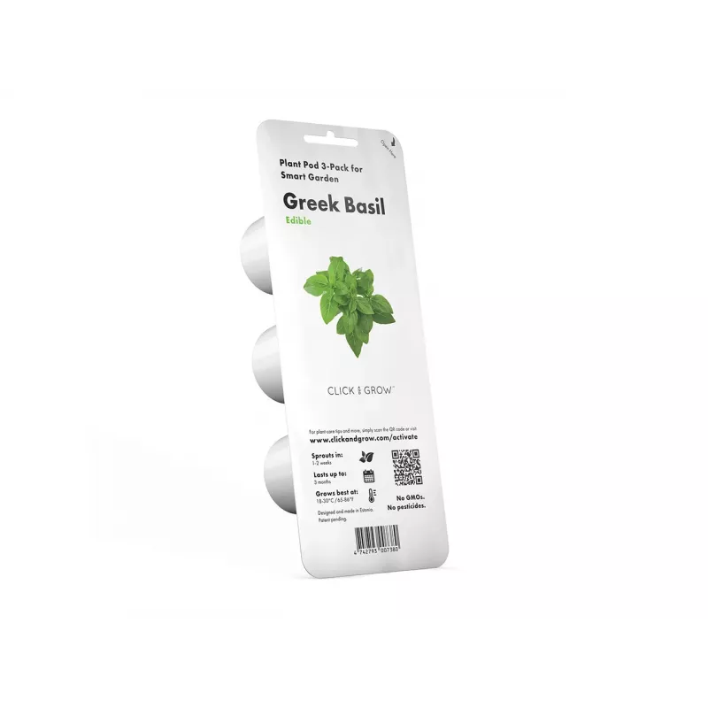 Click & Grow Smart Garden navulverpakking dwergbasilicum, 3 plantcapsules (SGR21X3)