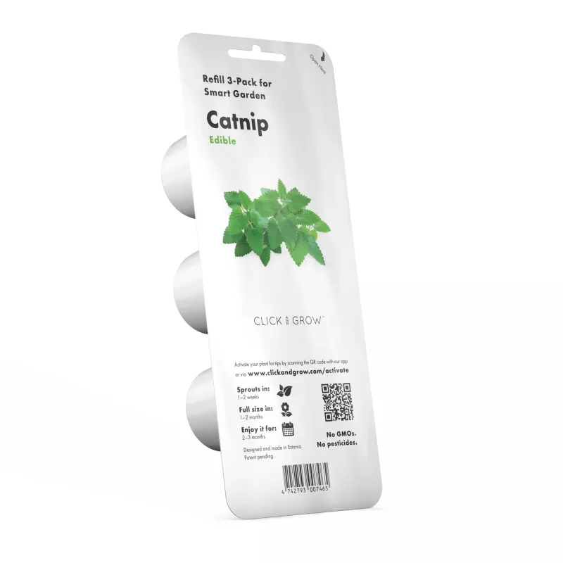 Click & Grow Smart Garden navulverpakking kattenkruid, 3 plantcapsules (SGR29X3)