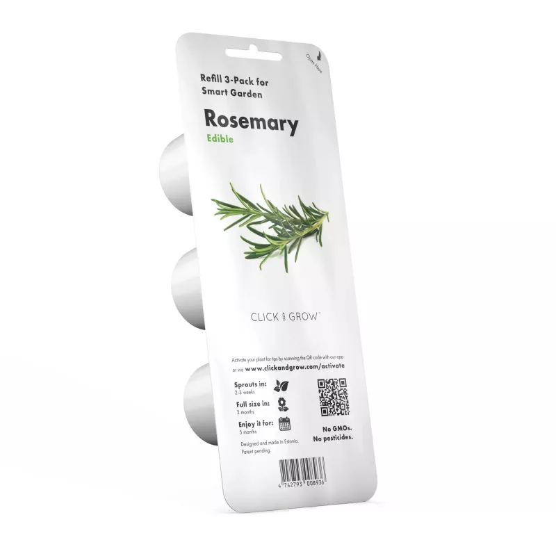 Click & Grow Smart Garden navulverpakking rozemarijn, 3 plantcapsules (SGR51X3)