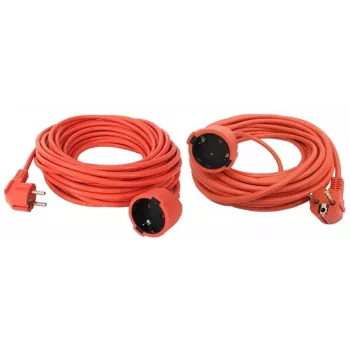 EXTEN SY-CZ-01 30M H05VV-F 3G1.5 verlengsnoer, 30 m, 3-aderig 1,5 mm², Schuko-stekker naar enkel stopcontact, zwart