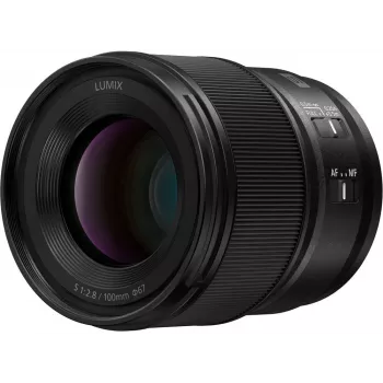 Panasonic Lumix S 100mm F2.8 Macro Objectief, zwart (S-E100E)