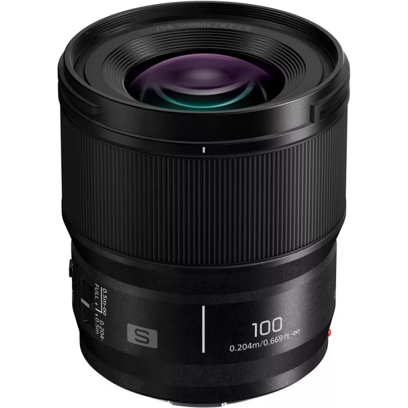 Panasonic Lumix S 100mm F2.8 Macro Objectief, zwart (S-E100E)