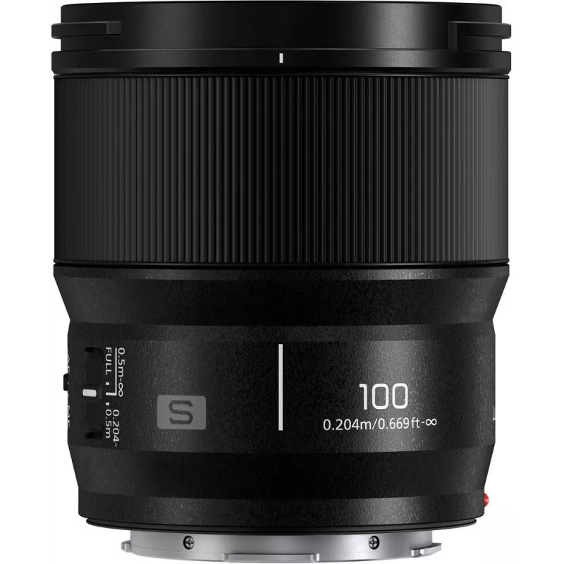 Panasonic Lumix S 100mm F2.8 Macro Objectief, zwart (S-E100E)
