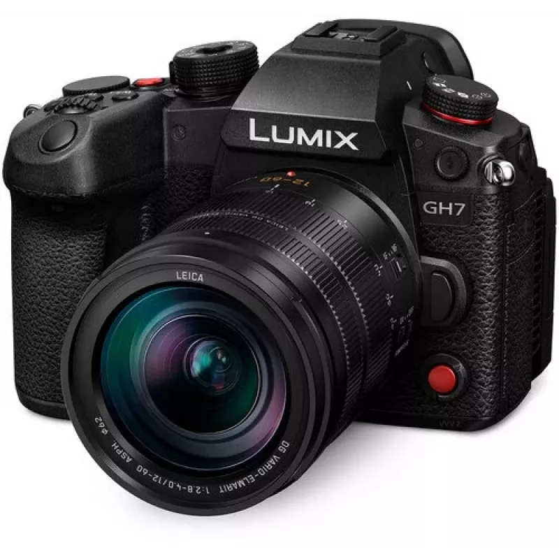 Panasonic Lumix DC-GH7LE systeemcamera body met 12-60mm objectief kit - zwart